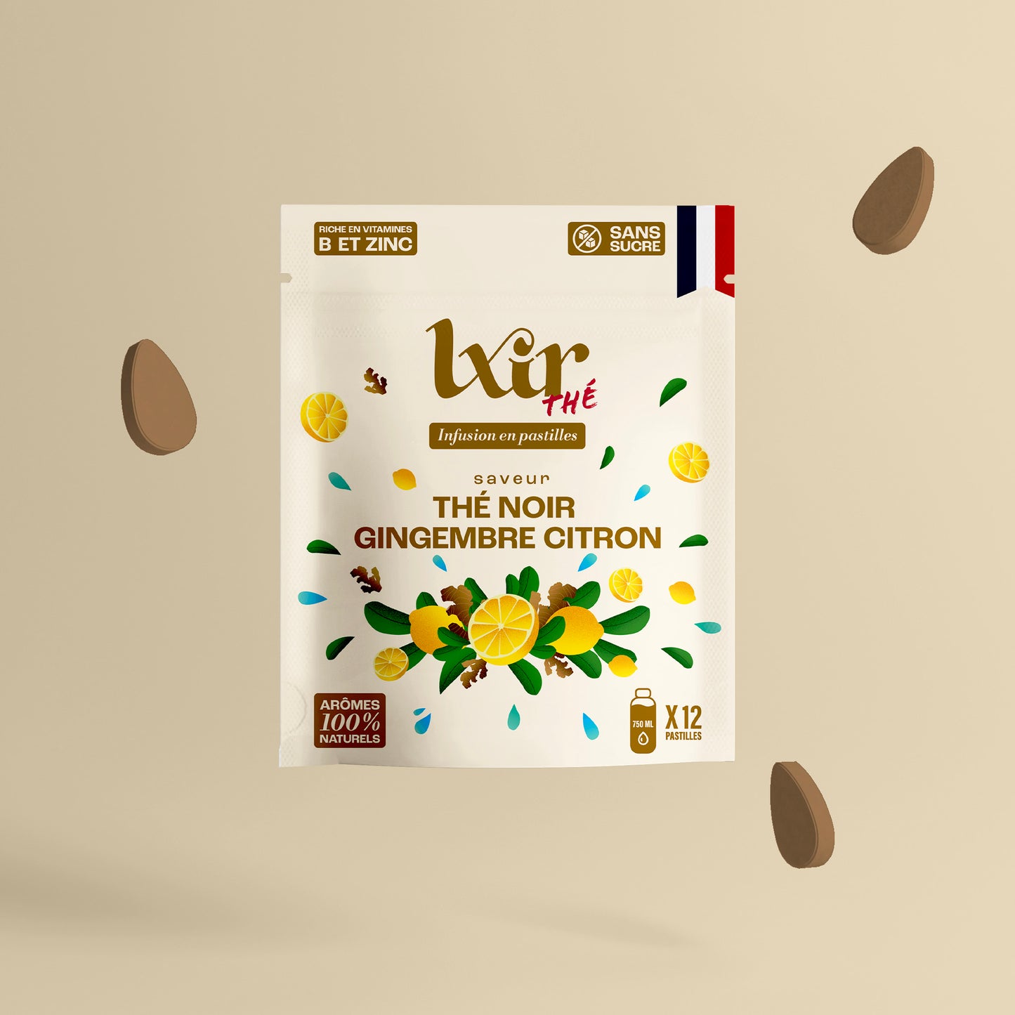 Sachet de 12 LXIR Thé Citron - Gingembre