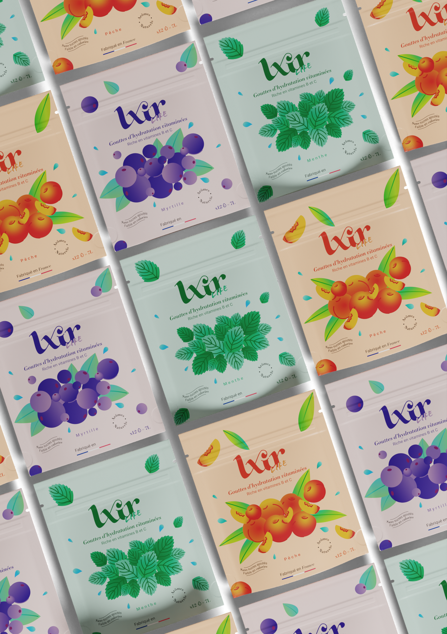 eau avec parfum sans sucres