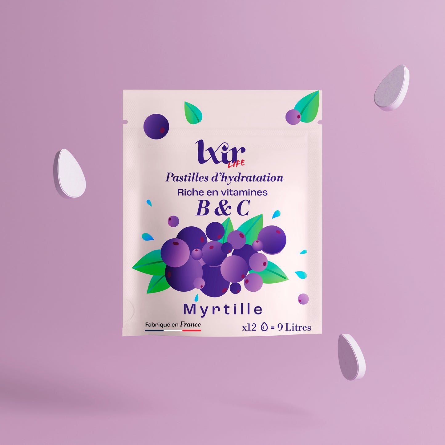 Sachet de 12 LXIR Life Myrtille