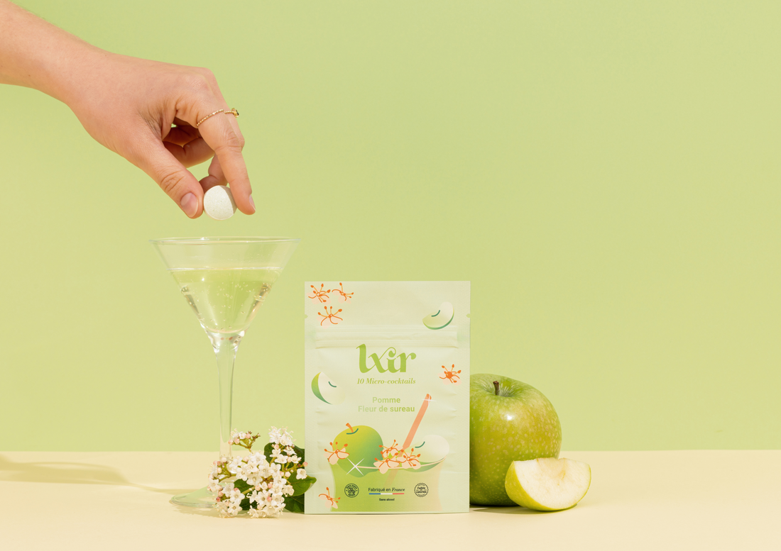 LXIR Micro-cocktail est le futur de la boisson solide ! Un délicieux cocktail prêt à déguster en un clin d'œil.