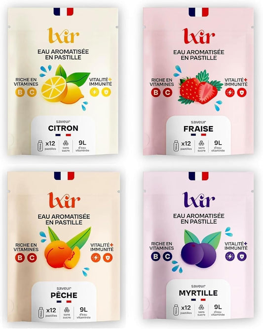 Coffret - Citron Pêche Myrtille Fraise