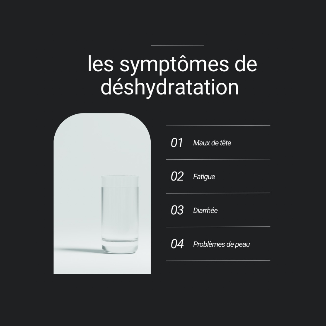 Symptomes d'hydratation