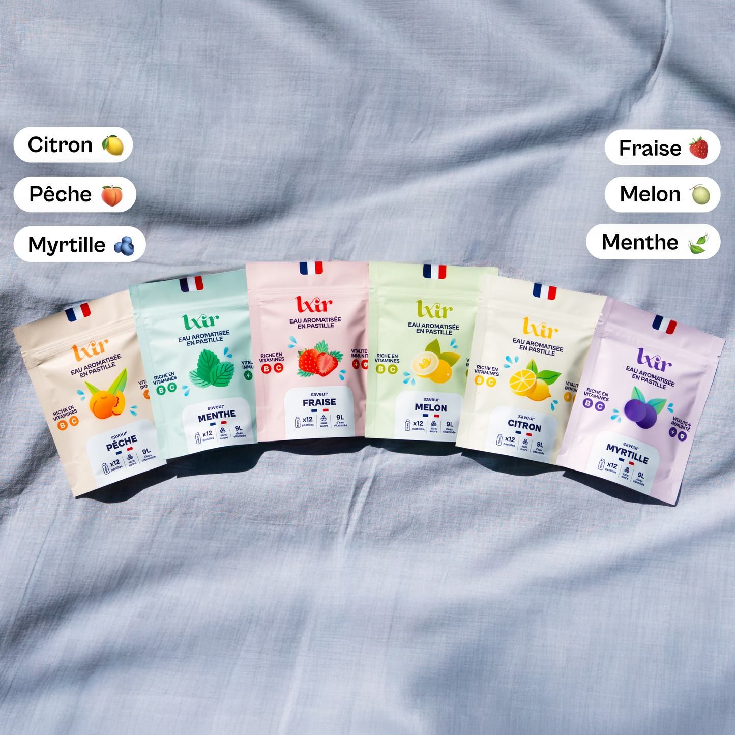 Nos saveurs de pastilles