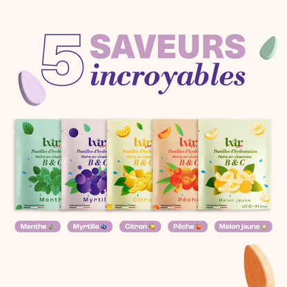 Coffret découverte : 5 sachets + 1 gourde