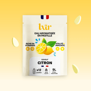 Sachet LXIR Life citron vitaminé pastille fruitée eau aromatisée prix