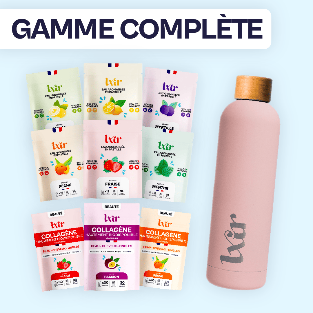 gamme complète lxir drink vue visuel photo