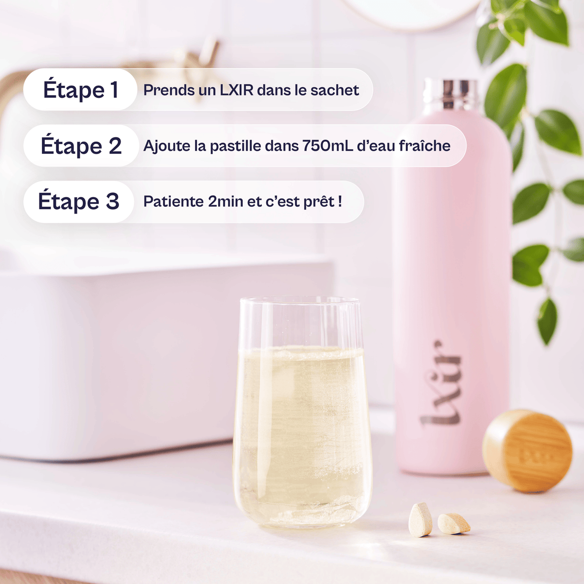 sachet lxir collagène passion 30 pastilles prix hydratation peau quotidien boisson délicieuse