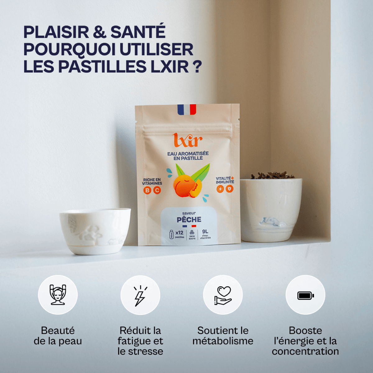 Nos saveurs de pastilles vitalité pastilles vitalité pastille mettre eau sucre rafraichissantes lxir
