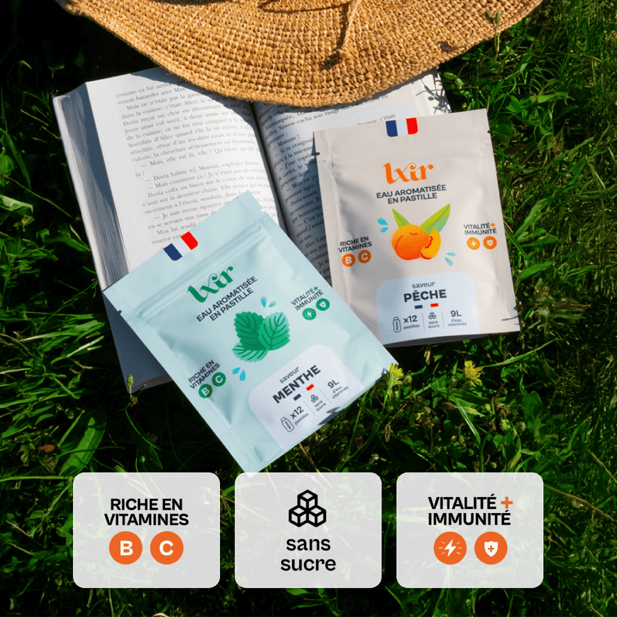 Nos saveurs de pastilles vitalité vitalité pastille mettre eau sucre rafraichissantes lxir Vitaminées